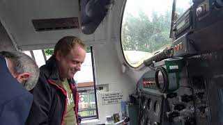 Me Starting a Deltic Locomotive As Part of My Footplate Experience [upl. by Aznofla]