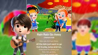 Rain Rain Go Away 🌧️ ☔ New Version Nursery Rhymes Kids Song [upl. by Leeland]