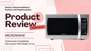 Farberware Countertop Microwave Review  Perfect for Apartments and Dorms [upl. by Idna]