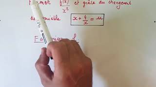 Factoriser un polynôme avec un changement de variable MATHS [upl. by Aicylla]