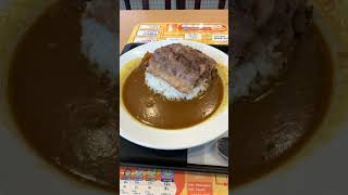 松屋 牛焼肉チキンカレー大盛 Matsuya Chicken curry 松屋 チキンカレー matsuya 焼肉 [upl. by Yelsiap47]