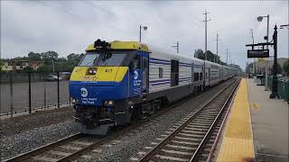 Cloudy Saturday Afternoon LIRR Montauk Brach Trains  Islip NY  August 17 2024 [upl. by Igal500]