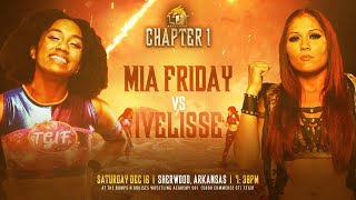 Ivelisse vs Mia Friday 121623  LIT Wrestling [upl. by Genni24]