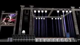 CREA TU PROPIO ESCENARIO ESTRUCTURAS CABEZAS MOVILES LINE ARRAY CASE RACKS Y MAS [upl. by Cam]