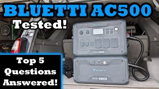 BLUETTI AC500 Put to the test EVERYTHING You Need to Know LiFeP04 Home Backup  OffGrid Solution [upl. by Goldsworthy]