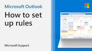 How to create custom rules in Outlook  Microsoft [upl. by Santa545]