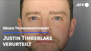 Trunkenheitsfahrt Justin Timberlake muss gemeinnützige Arbeit leisten  AFP [upl. by Cornia]