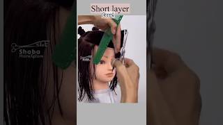 EasySHORT LAYER haircuttutorial shortvideo [upl. by Elletsirhc]