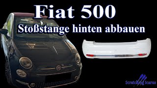 Fiat 500 Stoßstange hinten abbauen  Tutorial [upl. by Eilime225]