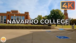 Navarro College Campus in Corsicana Texas USA An UltraHD 4K Real Time Driving Tour [upl. by Drahsar]