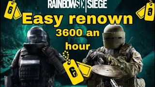 The easiest way to get renown in R6 Rainbow Six Siege [upl. by Peterec]