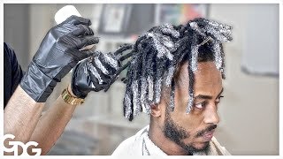 How To Dye Your Dreadlocks In Under 5 Minutes [upl. by Woodberry143]