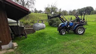 Gartenhaus 26  Regenfass zum Wasser sammeln  bohren schleifen schweißen [upl. by Philippe]