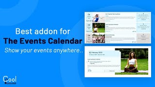 The Event Calendar Shortcode  Cool Plugins [upl. by Aramois741]