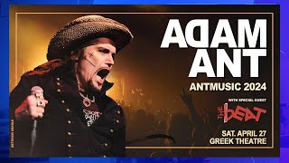 ADAM ANT quotANTMUSIC 2024 TOURquot at The Greek Theater in Los Angeles [upl. by Miah]