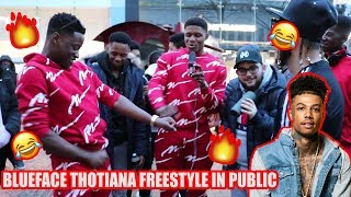 Blueface  Thotiana Public Freestyle [upl. by Hum]