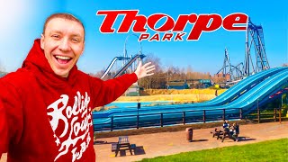 THORPE PARK Opening Day Vlog 2024 [upl. by Pogue]