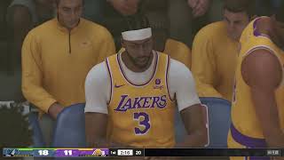 NBA 2K24 2024 NBA Preseason Minnesota at LA Lakers [upl. by Enaira241]