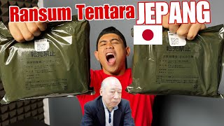 KIMOCHI MUKBANG 2 PACK RANSUM TENTARA JEPANG [upl. by Ymas]