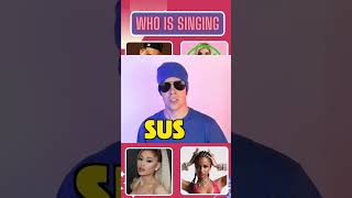 Guess who is singing Rebecca Zamolo central Cee Bella porch Billie Eilish Ariana Grande quiz [upl. by Ardnasal356]