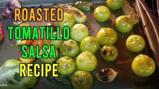 Delicious Easy Roasted Tomatillo Salsa Recipe [upl. by Anivlac]