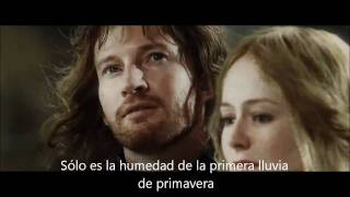 El Señor de los Anillos Éowyn y Faramir Escena Version Extendida subtitulado [upl. by Mehcanem]