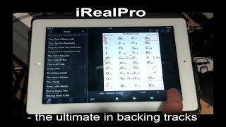 iRealPro  quick and easy BACKING TRACKS [upl. by Retluoc]