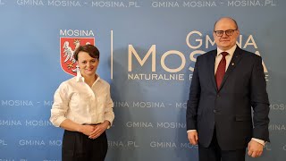 MOSINA  vlog samorządowy odc 80  Wicepremier Jadwiga Emilewicz z wizytą w Mosinie [upl. by Rheba]