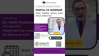 Power of Molecular Iodine Complete a Free CE Webinar Oral Rinses Whats safe Whats effective [upl. by Mian211]