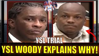 YSL WOODY TELLS NEW JUDGE WHY HE TOLD ON YOUNG THUG amp BLAMED HIM FOR quotNUTquot quotI WOULD DO IT AGAINquot [upl. by Fontana508]