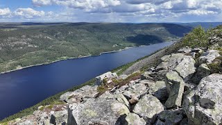 Skagsvola a trail to a ridge in Trysil Norway [upl. by Kelsi]