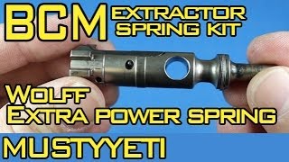 AR Pistol Fix BCM Extractor KitWolff Hammer Spring  MustyYeti [upl. by Rebah152]