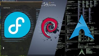 Fedora vs Debian and Arch Linux [upl. by Debbee]