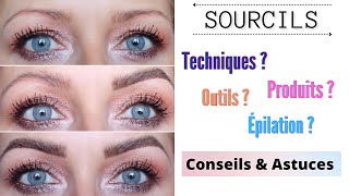 COMMENT MAQUILLER SES SOURCILS  Les Bases Du Maquillage Repères Épilation Outils DÉBUTANT ampPLUS [upl. by Ahidam]