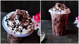 Homemade Chocolate Frappe Recipe 🤎 Iced Chocolate Frappe Recipe 🤎 How To Make Chocolate Frappe [upl. by Peony977]