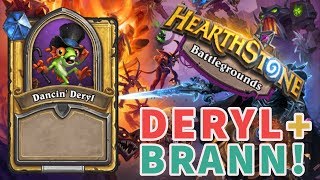 DANCING WITH DERYL AND BRANN  Hearthstone Battlegrounds [upl. by Caputo108]