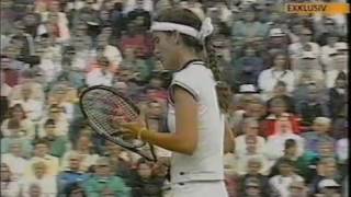 Monica Seles vs Mary Joe Fernandez  Eastbourne 1996 [upl. by Ermentrude305]