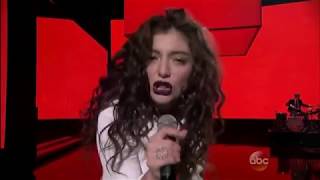 LORDE  YELLOW FLICKER BEAT AMAS 2014 HD [upl. by Cheffetz]