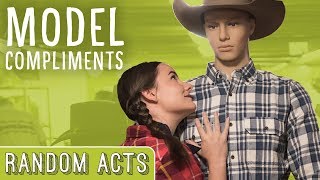 Talking Mannequin Prank  Random Acts [upl. by Aittam561]