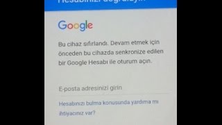 Google “Hesabınızı Doğrulayın Bu Cihaz Sıfırlandı” Çözümü [upl. by Drucie49]