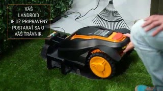 WORX LANDROID ML Robotická kosačka INSTALLATION  Slovenský  wwwworxlandroidcom [upl. by Nostets410]