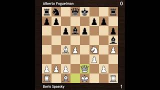 Boris Spassky vs Alberto Foguelman  Amsterdam Interzonal 1964  Round 9 [upl. by Micheil]