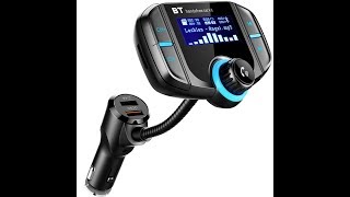 LEHXZJ Bluetooth FM Transmitter  USB charger  Handsfree  Product test [upl. by Zaneski]