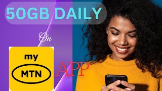 How to Claim your 50GB of Data From MyMTN NG App in Nigeria for Free [upl. by Huskamp]