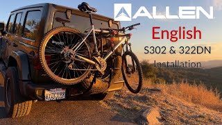 Allen S302 amp 322DN Spare Tire Rack [upl. by Sumahs692]