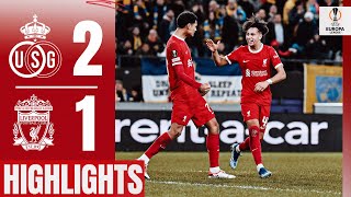 Quansah scores first senior goal  Highlights  Union SG 21 Liverpool [upl. by Atinod]