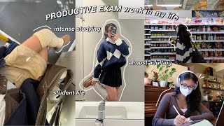 STUDY VLOG  a PRODUCTIVE UNI WEEK in my life studying on campus student meals amp daily life [upl. by Vogeley]