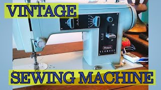 Take a look at a Vintage Sewing Machine Kenmore Model 33  158 331 [upl. by Annaynek149]