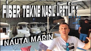 FİBER TEKNE NASIL ÜRETİLİR  NAUTA MARİNNİN FABRİKASINI GEZDİM İNCELEDİM how to make a fiber boat [upl. by Mcnally485]