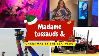 madame Tussauds amp Christmas by the sea vlog christmas blackpool [upl. by Moitoso]